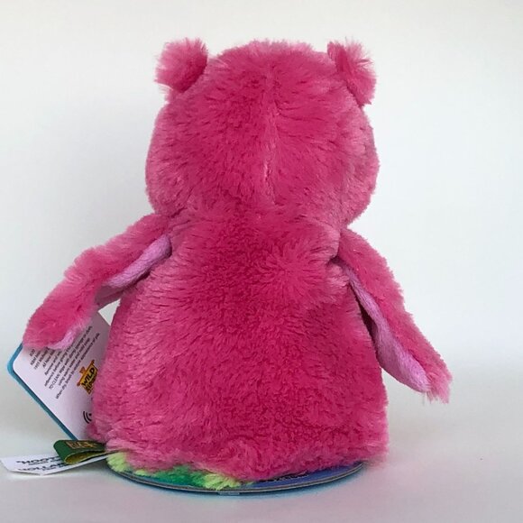 🔥3 For $20🔥New w/Tag Owls Reversible Plush Pink/Green Switch-A-Rooz 8" (20 cm) - Picture 9 of 16